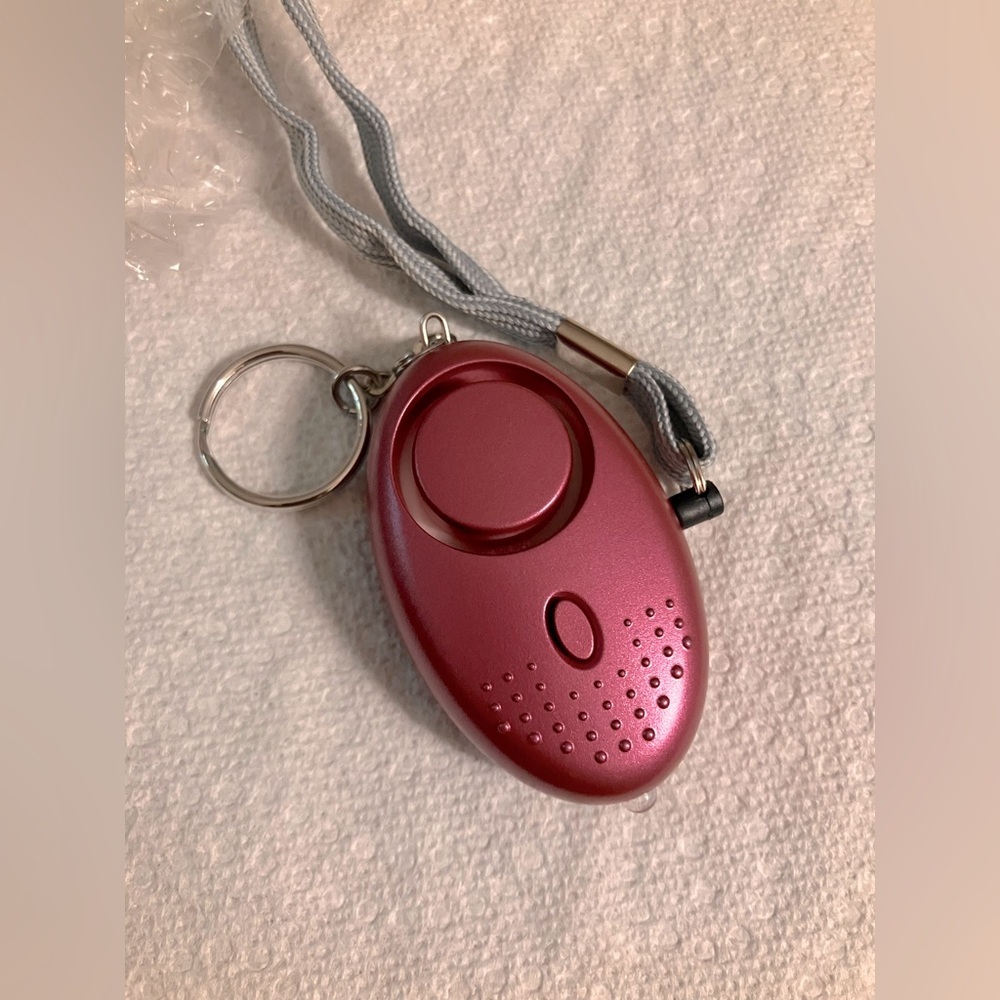 Purple and Gold Personal Alarm Keychain 2 pack